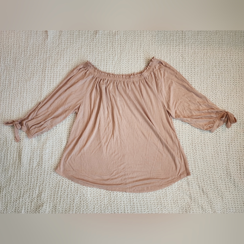 Boutique 3/4 Sleeve Top Plus Size 2X
